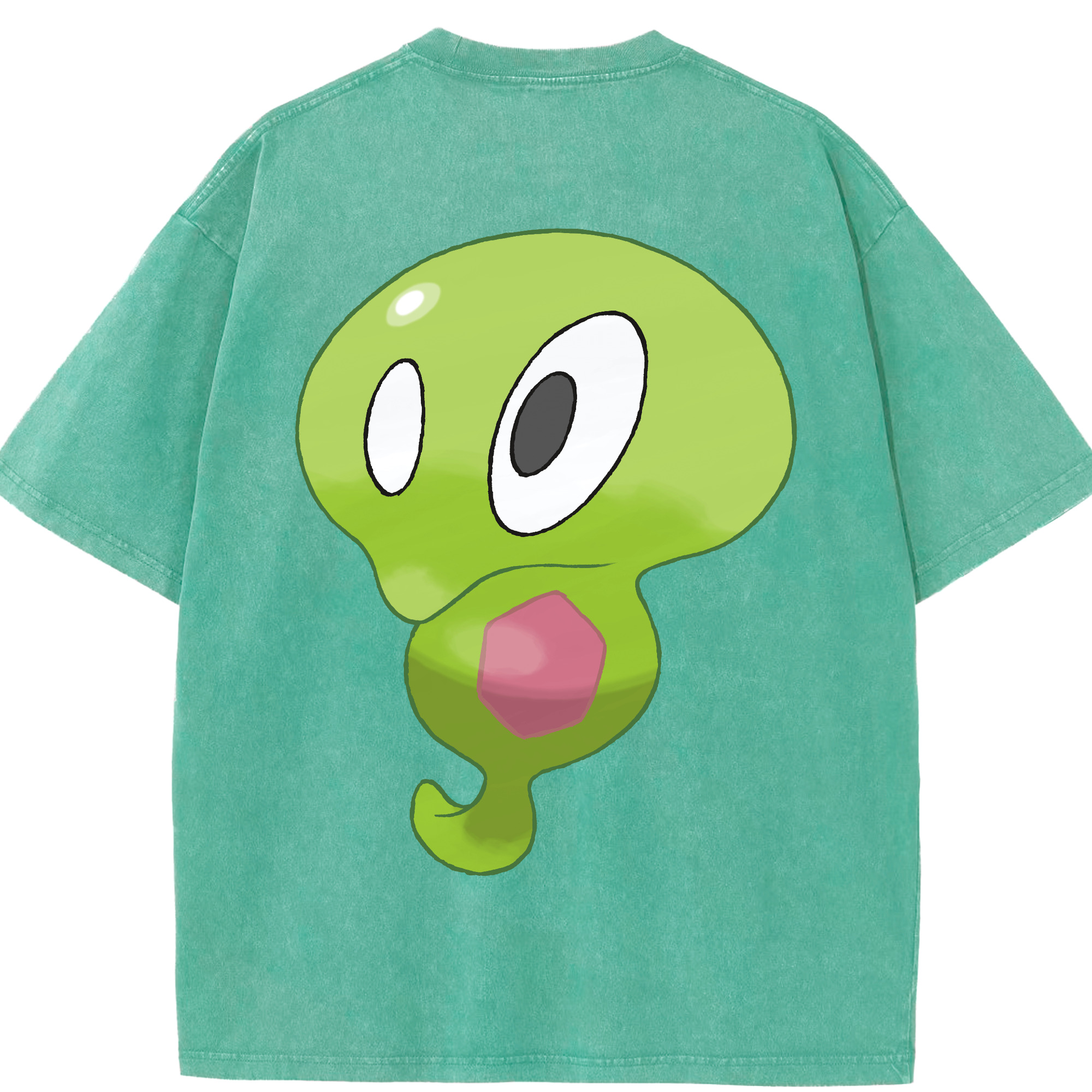 （画像用） ポケットモンスター Pokémon 綿100% ヴィンテージ風 半袖Tシャツ（背面プリント）